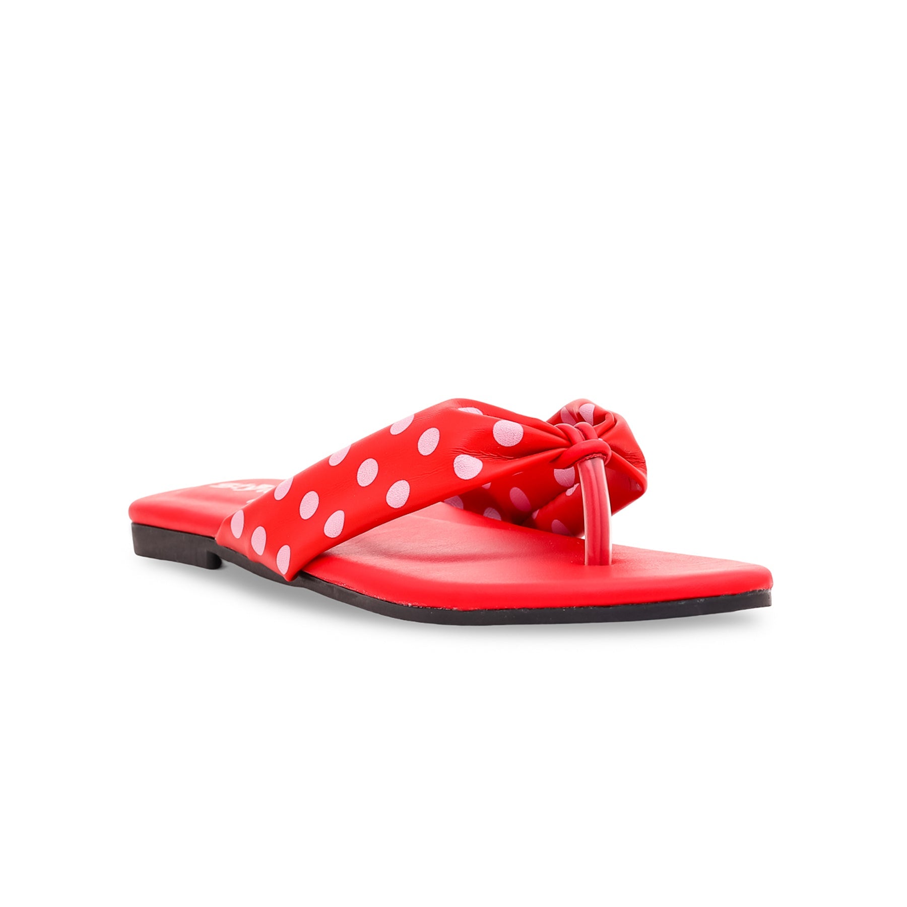 Red Casual Chappal CL1798