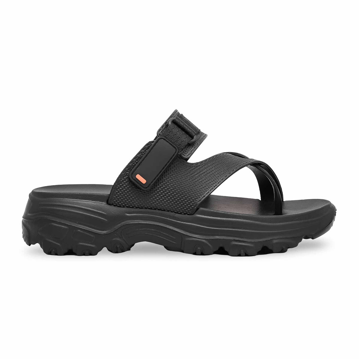 Black Casual Chappal CL9250 Stylo