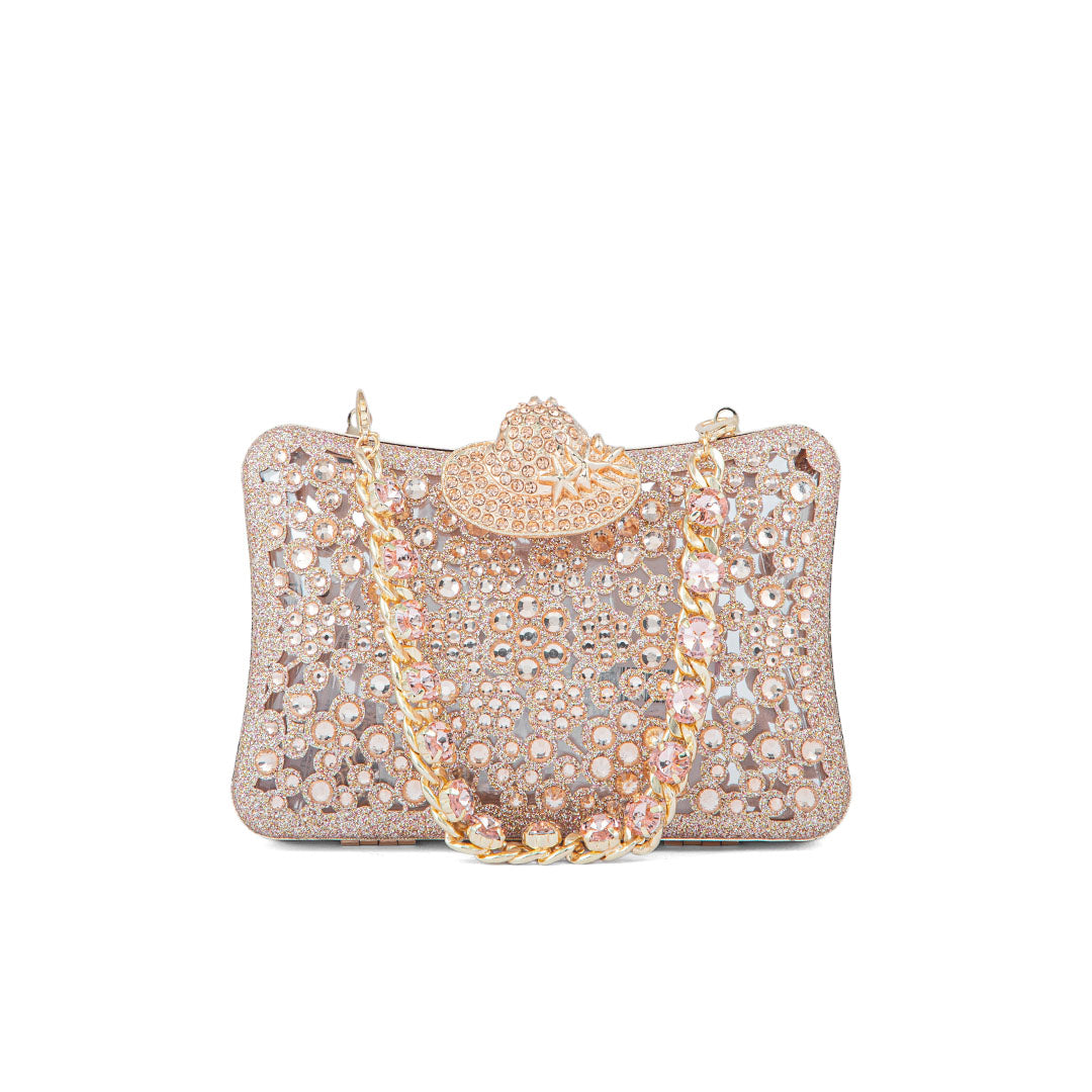 Champagne Fancy Clutch P23845