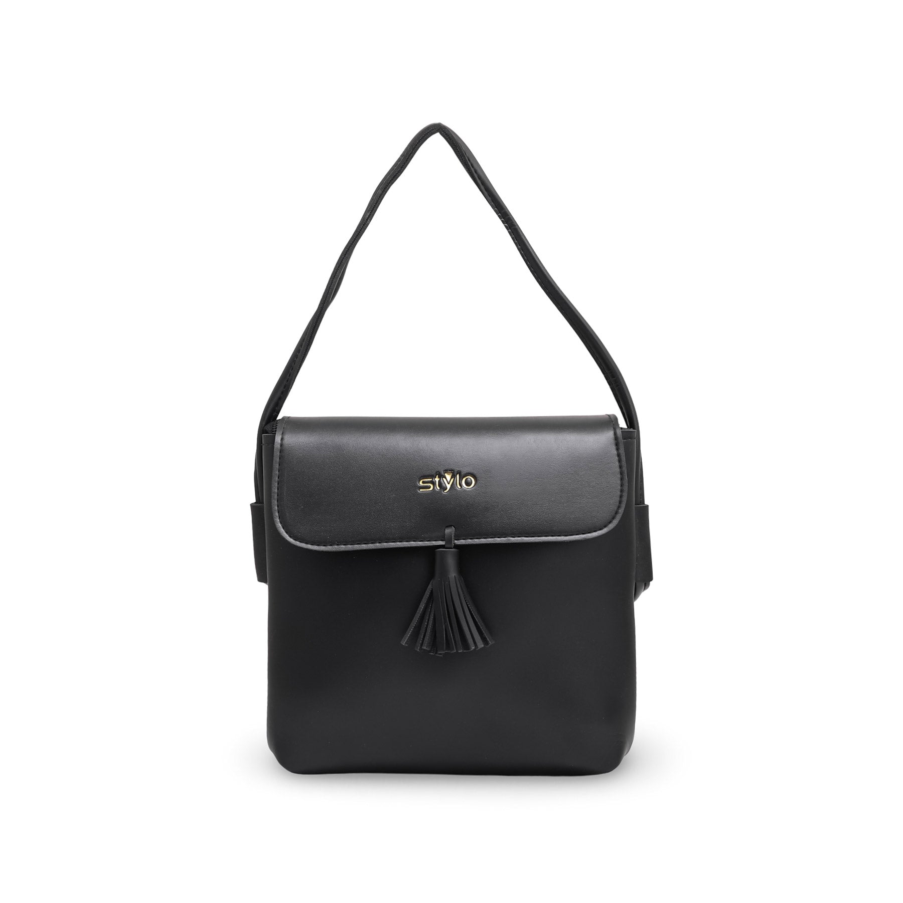 Stylo Shoes Stylo Bag Sale 2021 Black Formal Shoulder Bag P56018