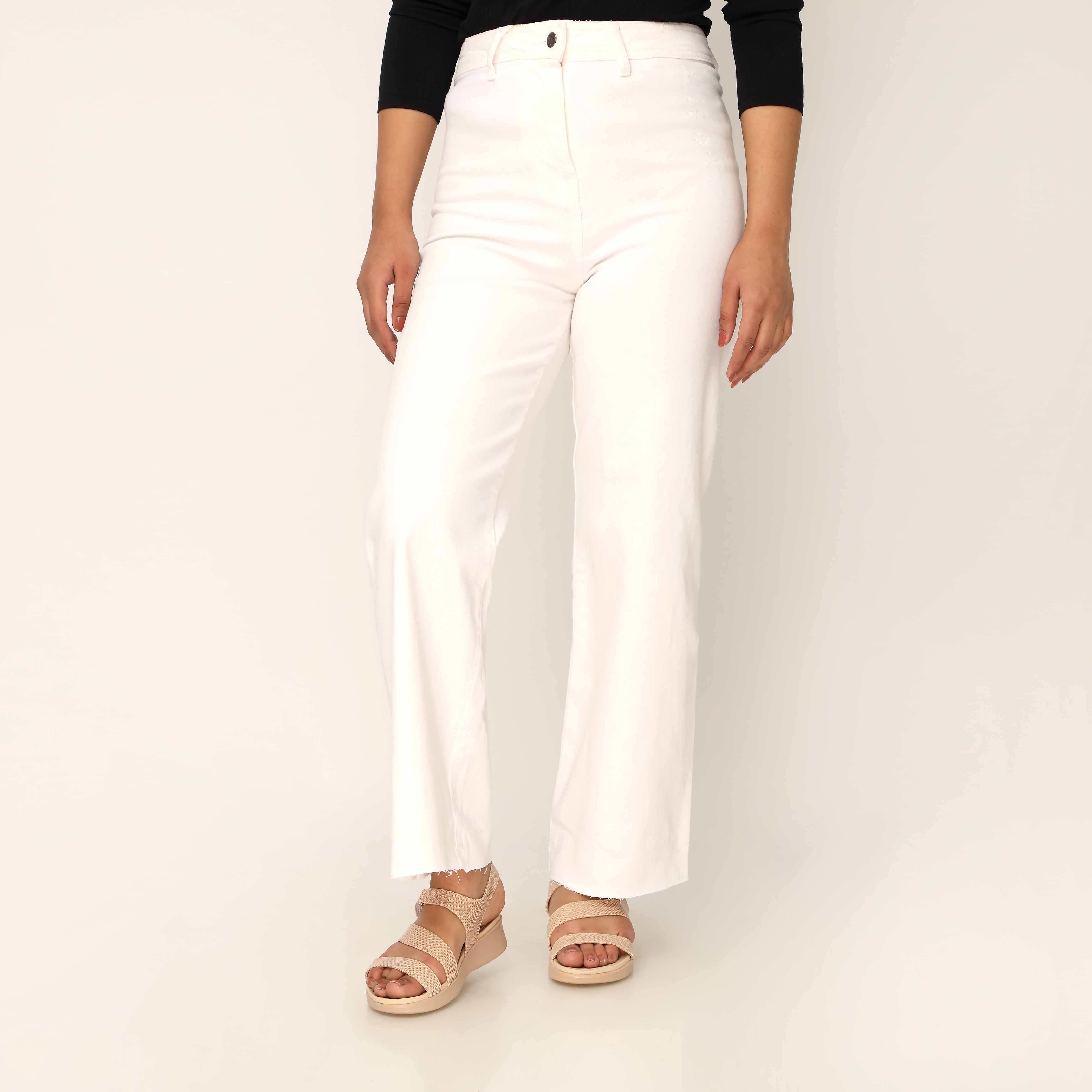 Talbots White Pants Ladies White Jeans Straight Leg SheLook