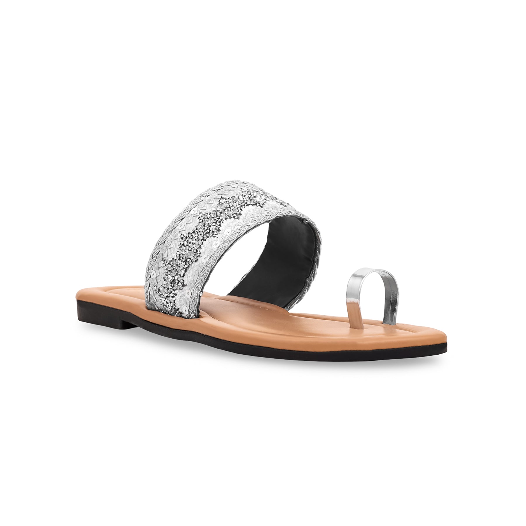Silver Casual Chappal CL1720