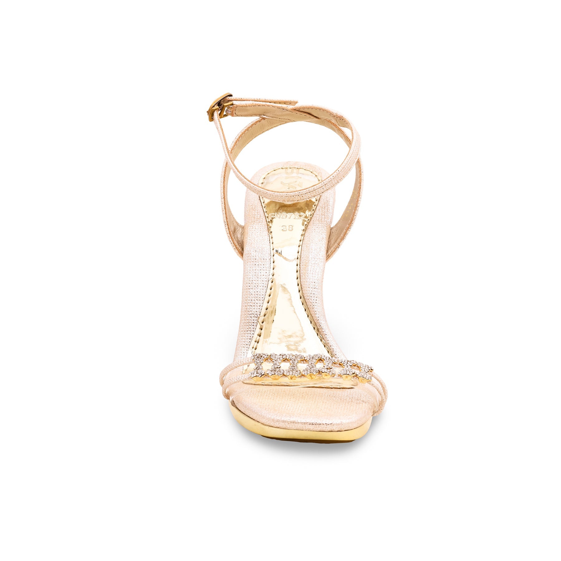 Golden Fancy Bridal Sandal FN5752