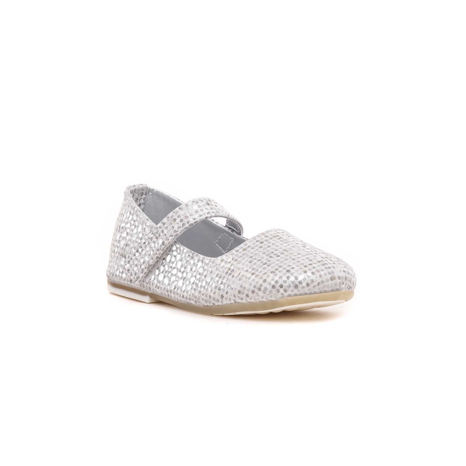 Girls Silver Fancy Pumps KD0478