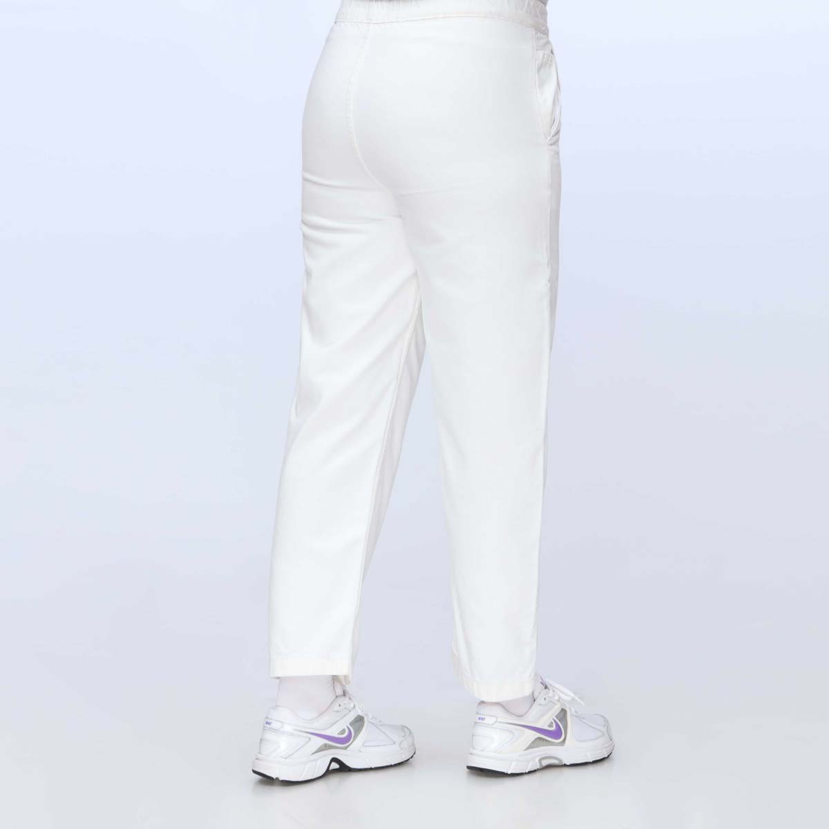 White Baggy Fit Denim Pant PS1537