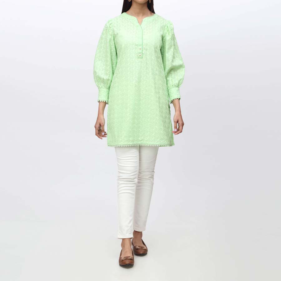 1PC- Embroidered Chicken Kari Top PS4077