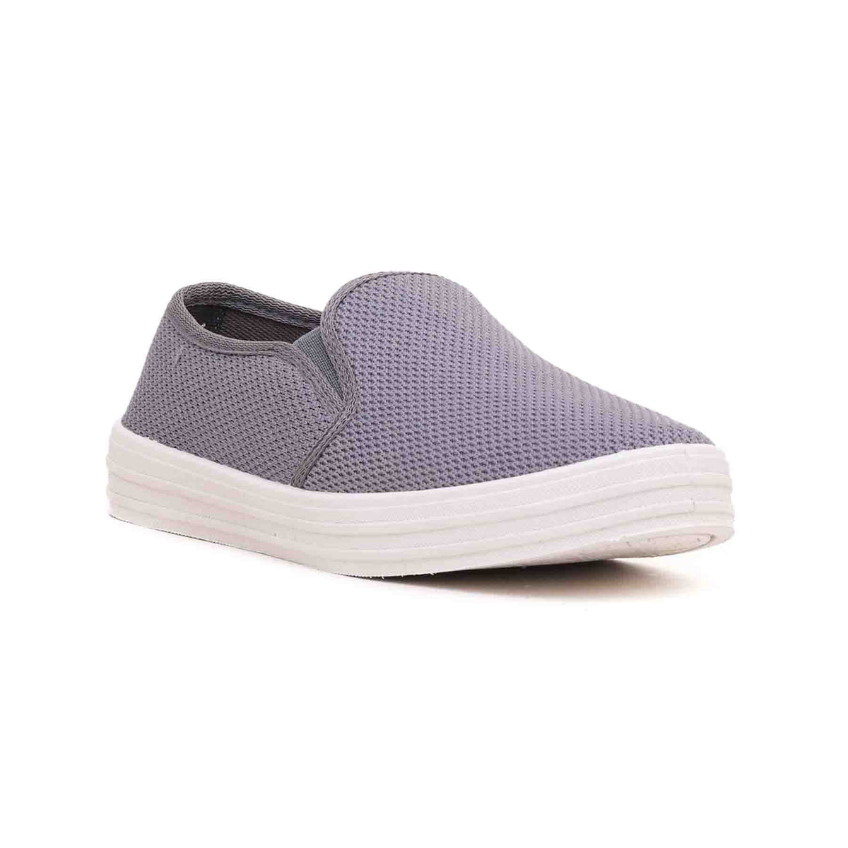 Grey hot sale slip ons