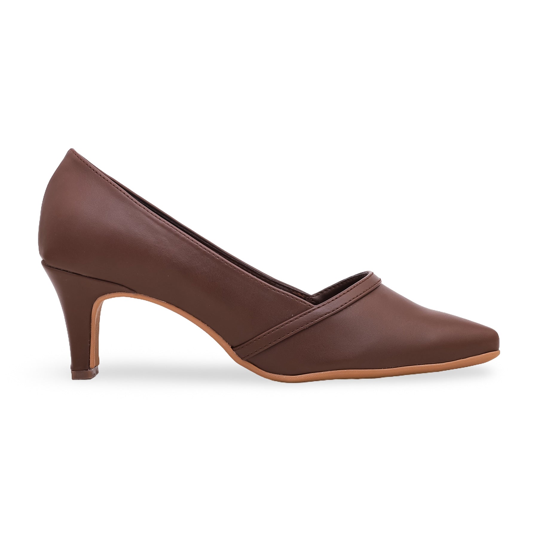 Brown Court Shoes WN7357