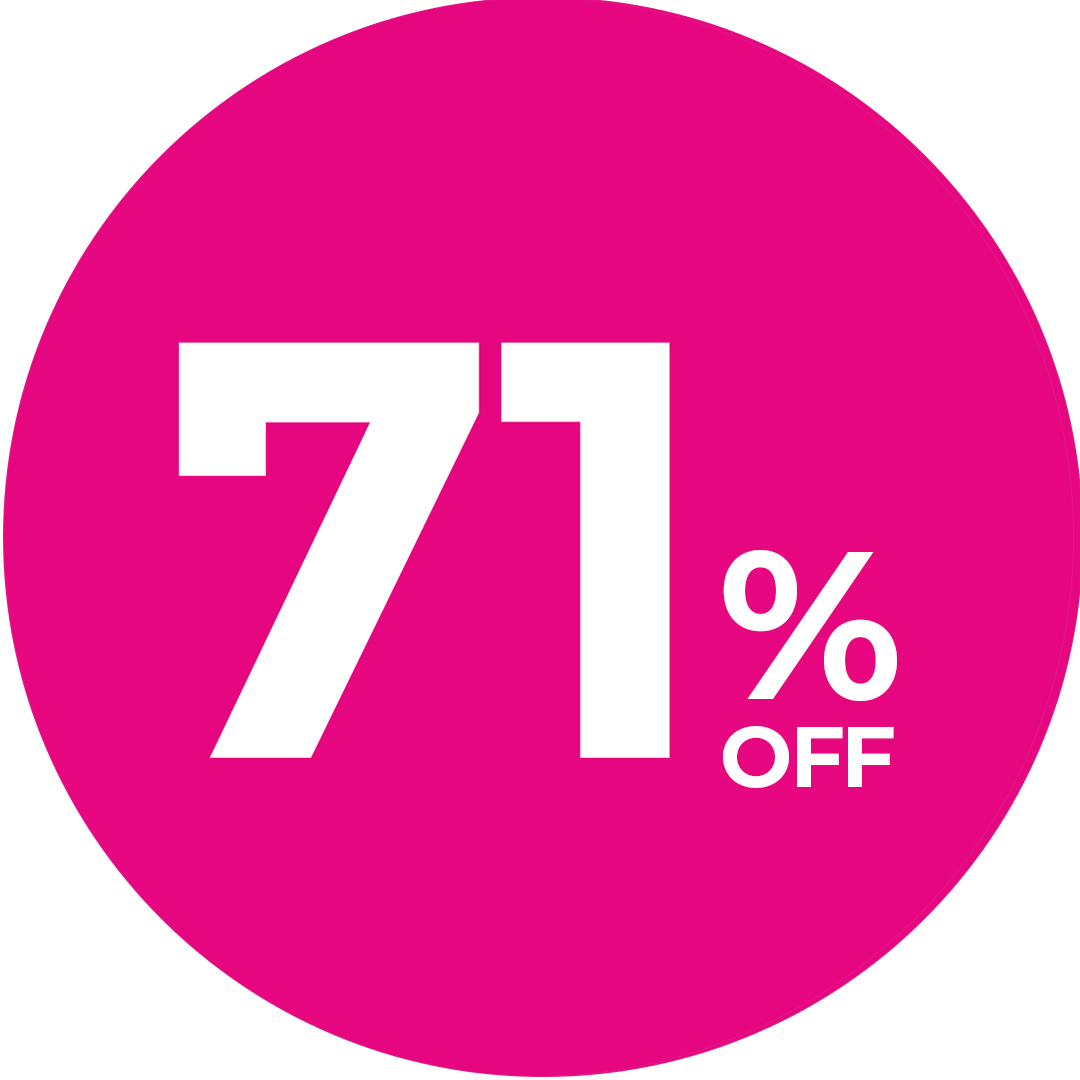 71% Off