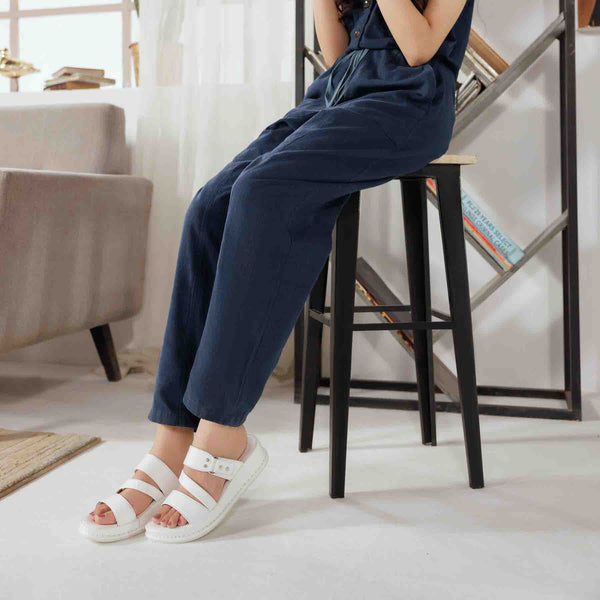 White Formal Slipper PU0522