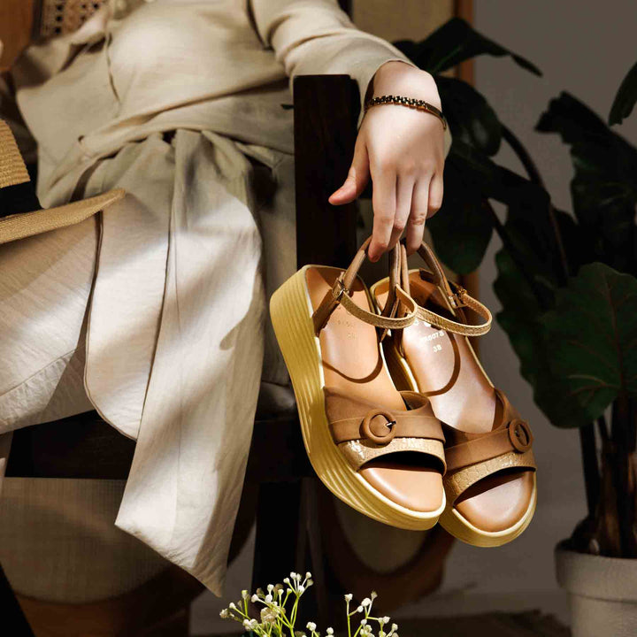 Beige Formal Sandal for Women