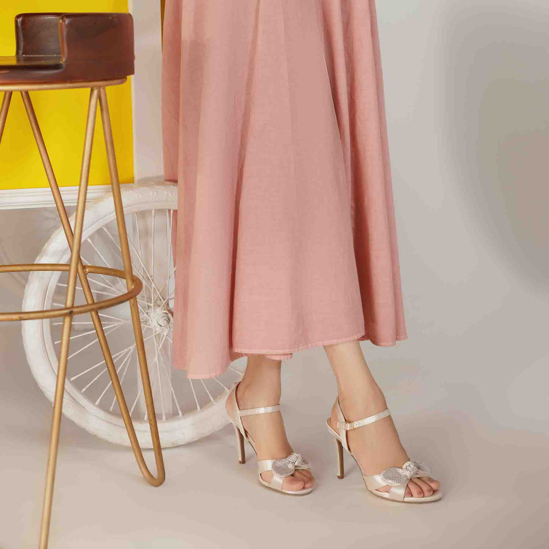 Beige Formal Sandal for Ladies