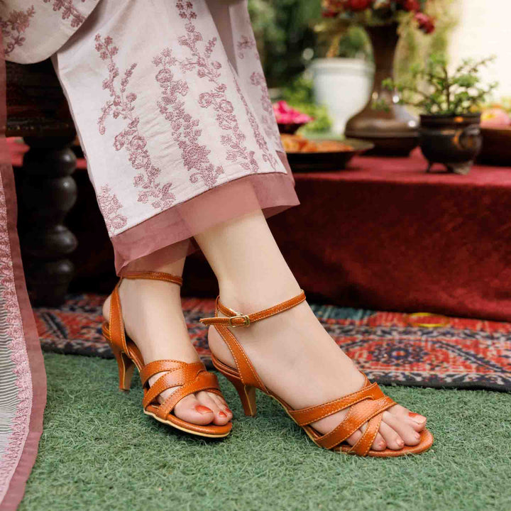 Mustard Formal Ladies Sandal