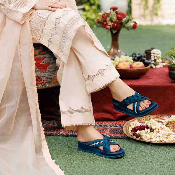 Blue Formal Slipper PU0521