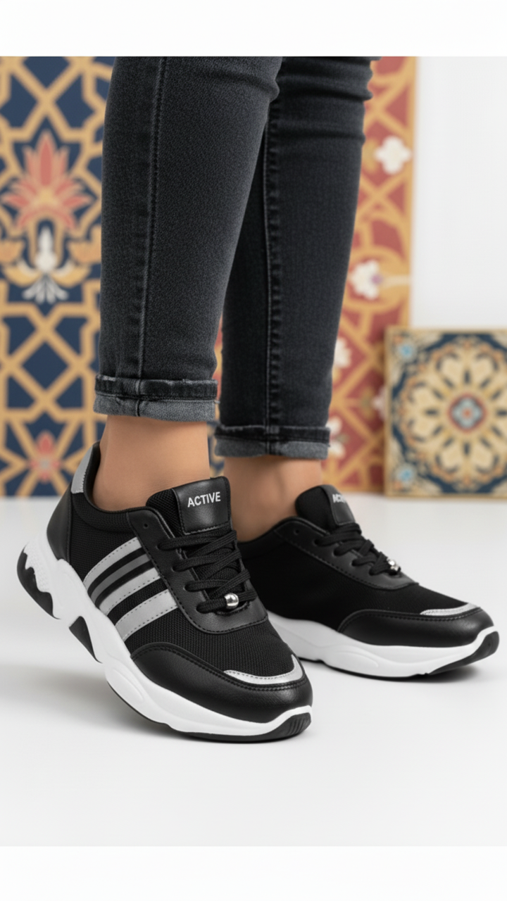 Black Casual Sneaker AT7328
