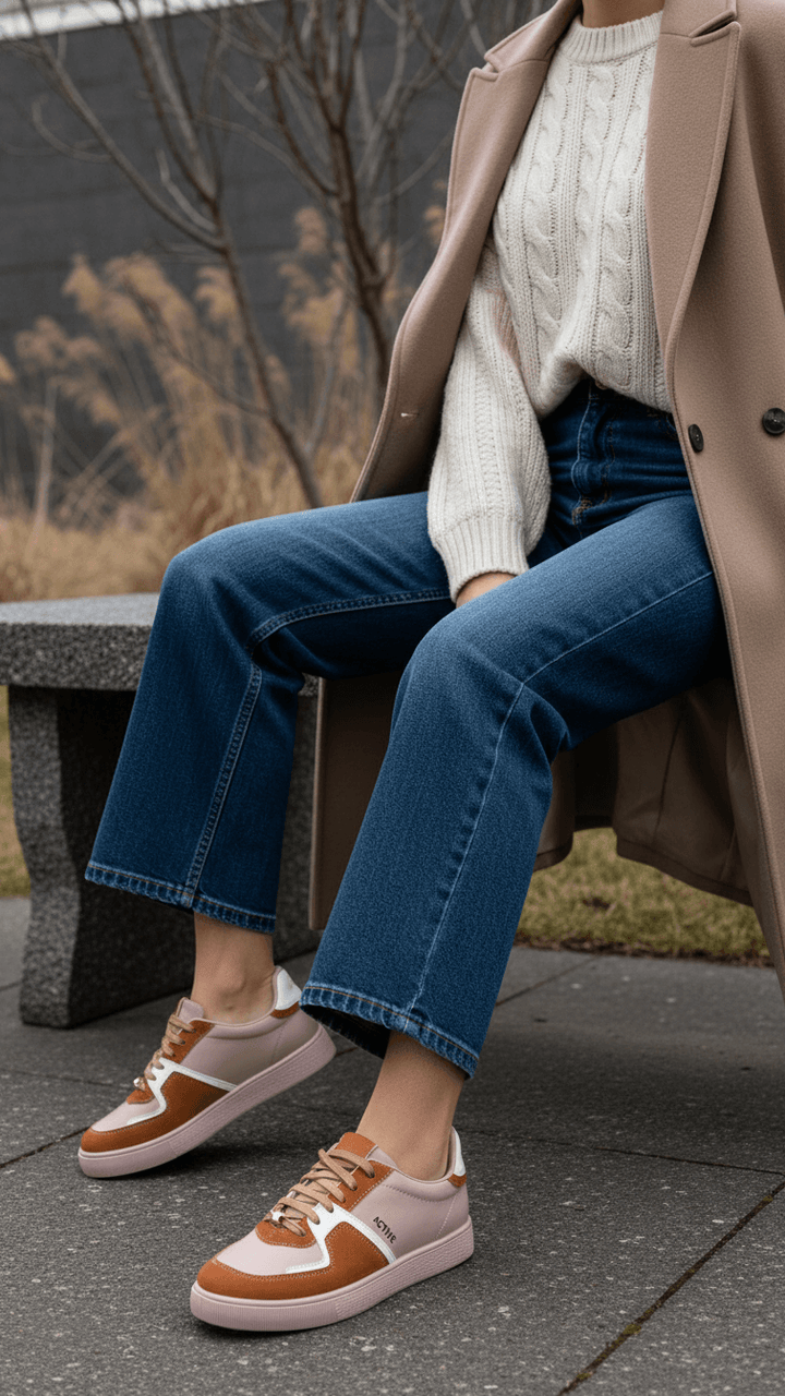 Brown Women Casual Sneaker AT7331