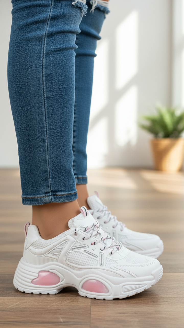 Peach Casual Women Sneaker AT7339