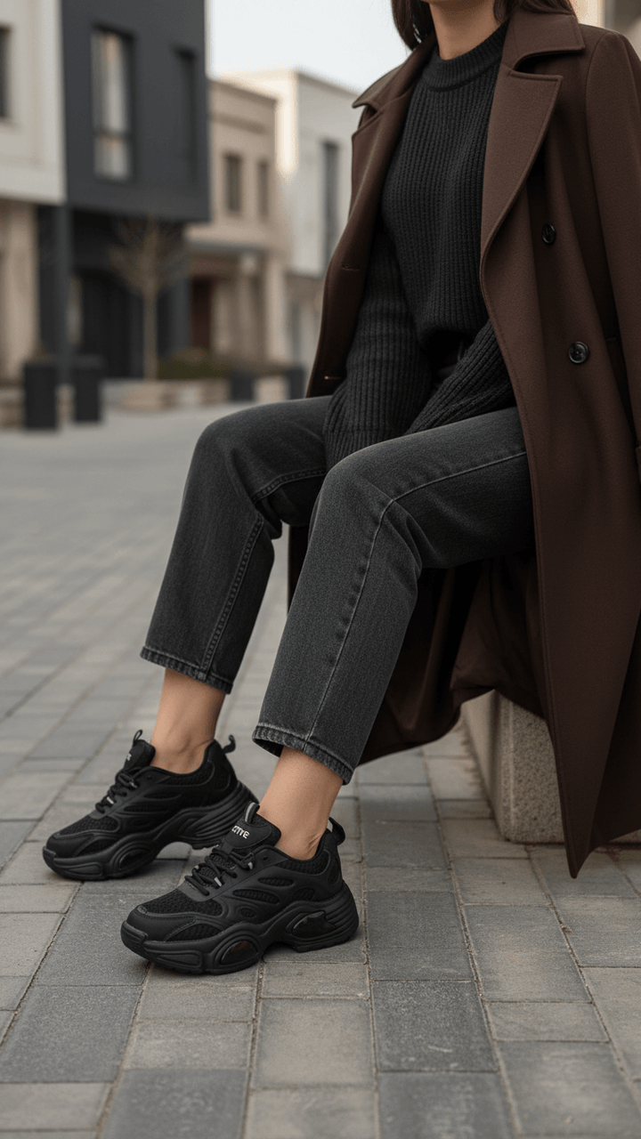Black Casual Sneaker AT7340
