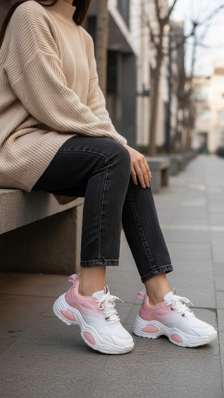 Peach Casual Sneaker AT7340