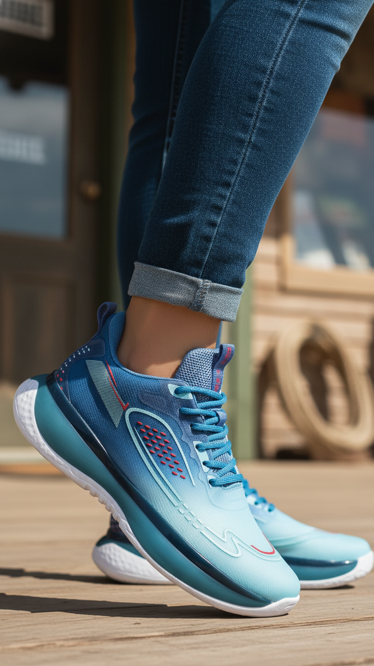 Teal Blue Casual Sneaker AT7344