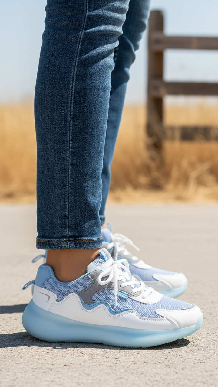 Blue Casual Women Sneaker AT7346