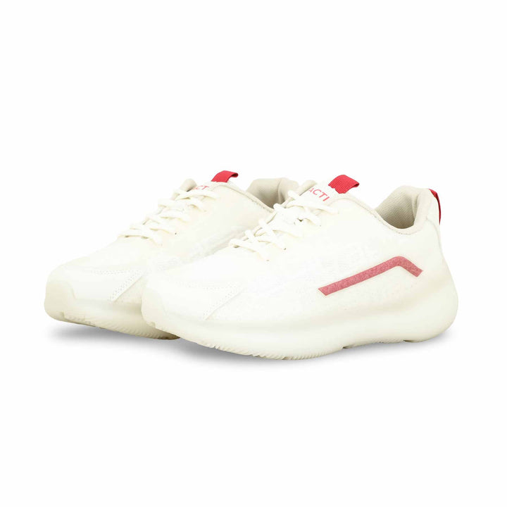 White Casual Sneaker For Women AT7347