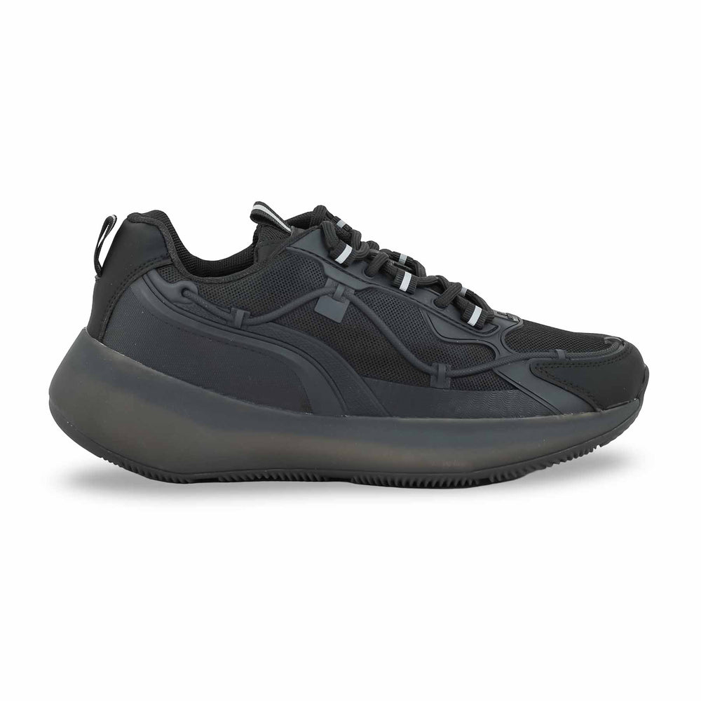 Black Casual Sneaker For Ladies AT7350