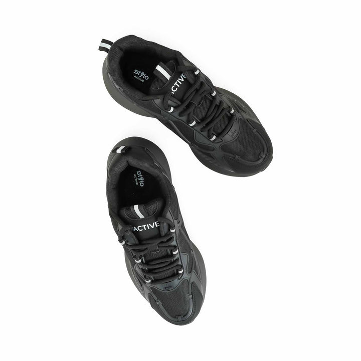 Black Casual Sneaker For Ladies AT7350