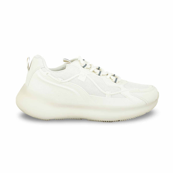 White Casual Sneaker For Ladies AT7350
