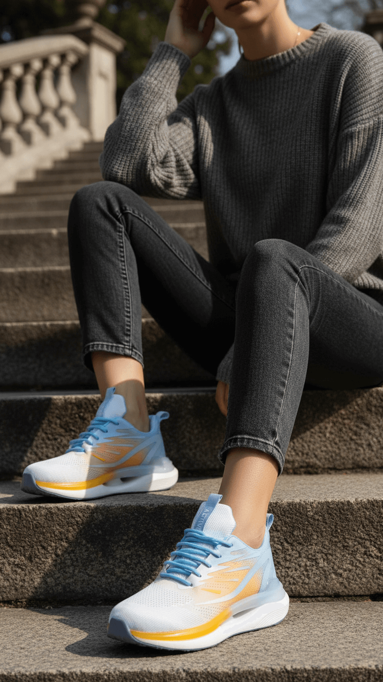 Blue Athleisure Sneaker AT7353