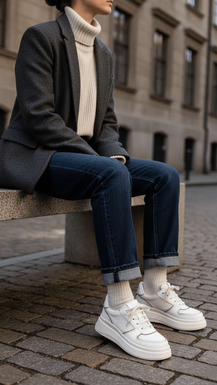 White Casual Sneaker AT7367