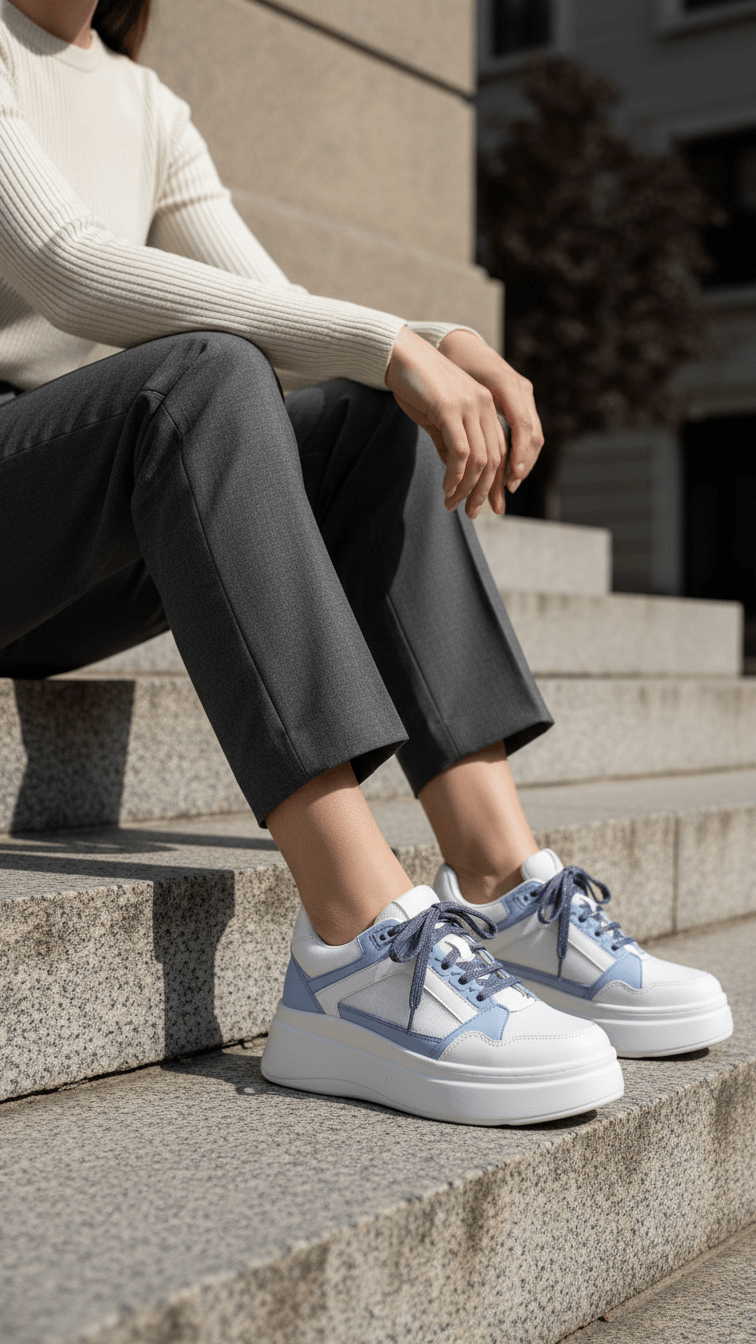 Sky Blue Casual Sneaker AT7368