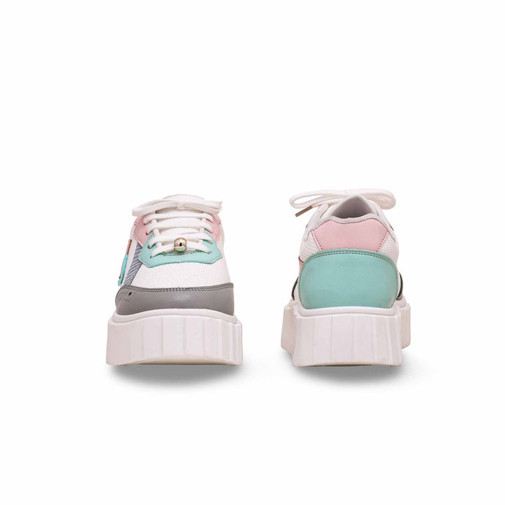 White Casual Sneaker For Women AT7374