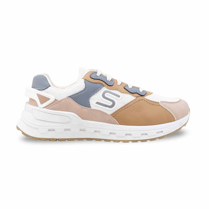 Beige Casual Sneaker For Women AT7384