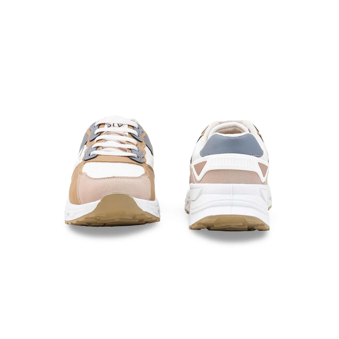 Beige Casual Sneaker For Women AT7384