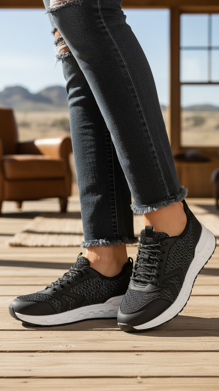 Black Causal Sneaker For Women AT7387