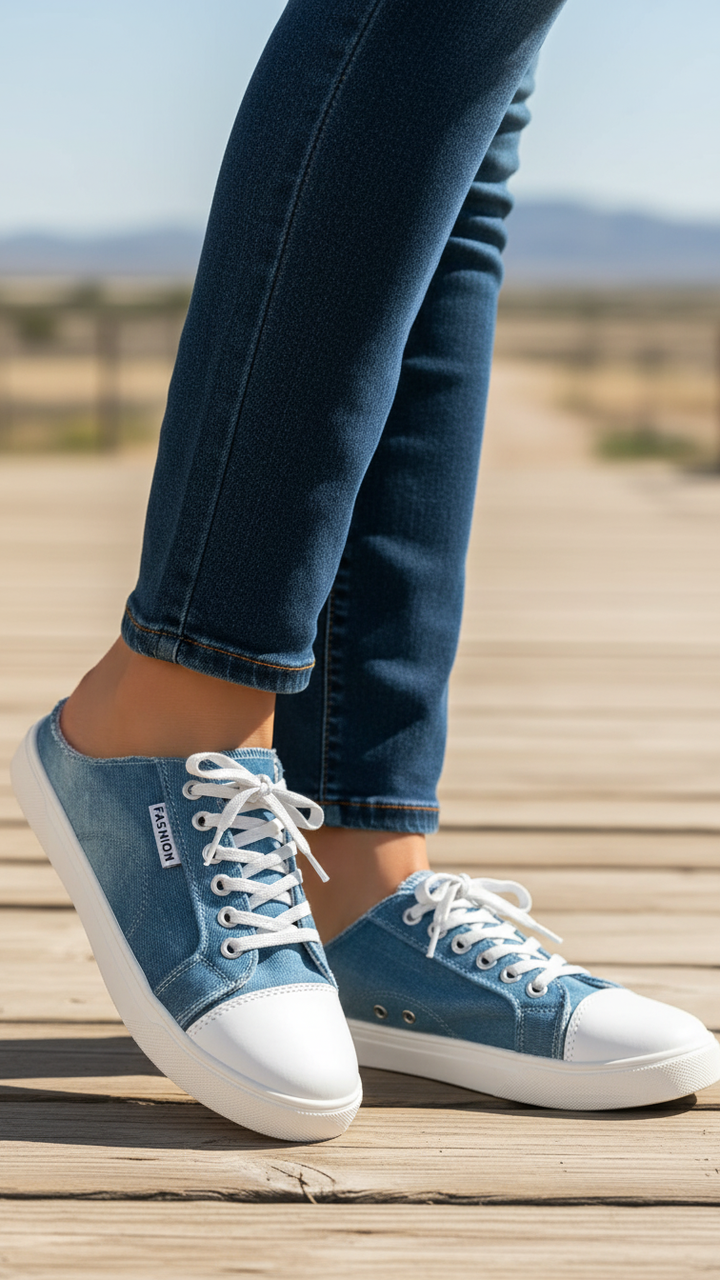 Blue Casual Women Sneaker AT7404