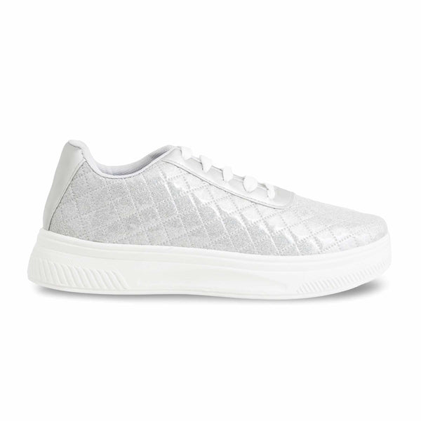 Silver Casual Women Sneaker AT7406