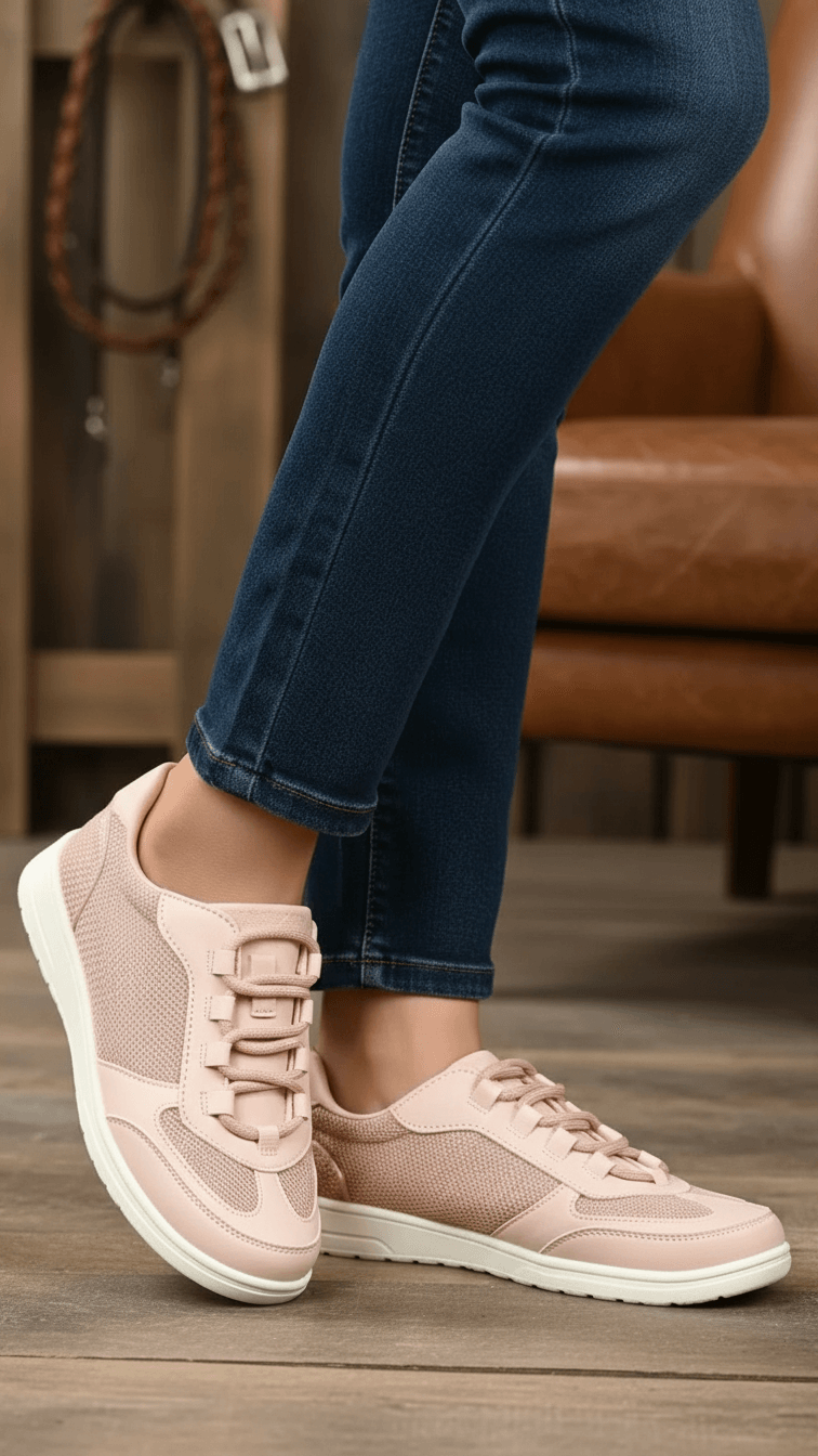 Pink Casual Sneaker For Women AT7407