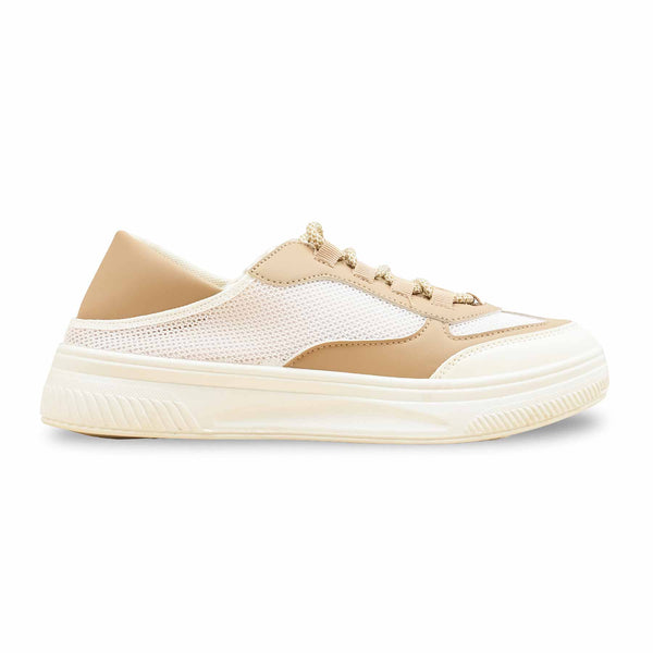 White Casual Sneaker For Women AT7407