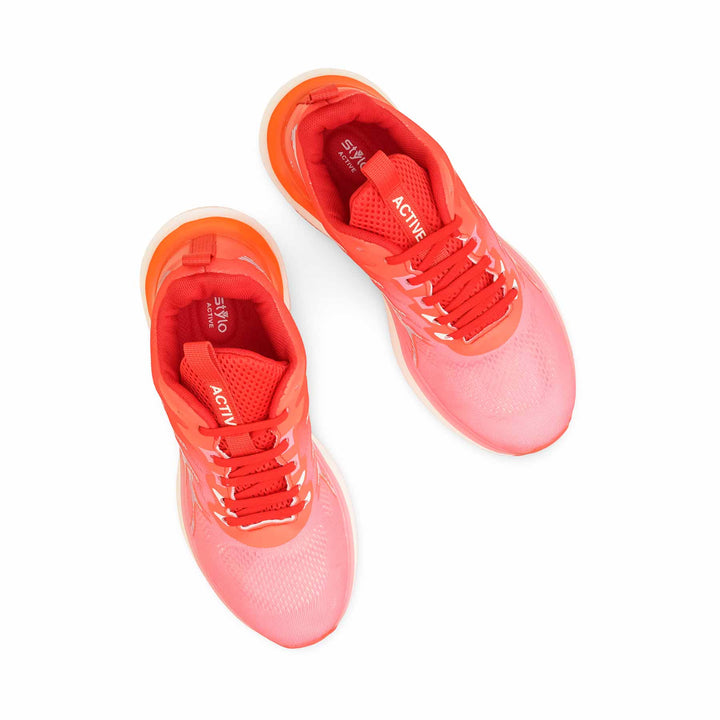 Orange Casual Sneaker For Women AT7412