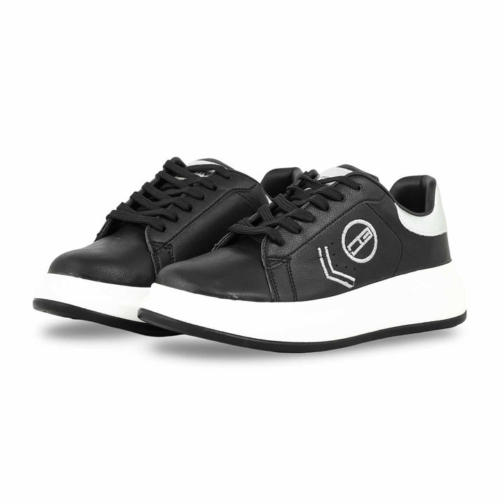 Black Casual Sneaker For Ladies AT7428