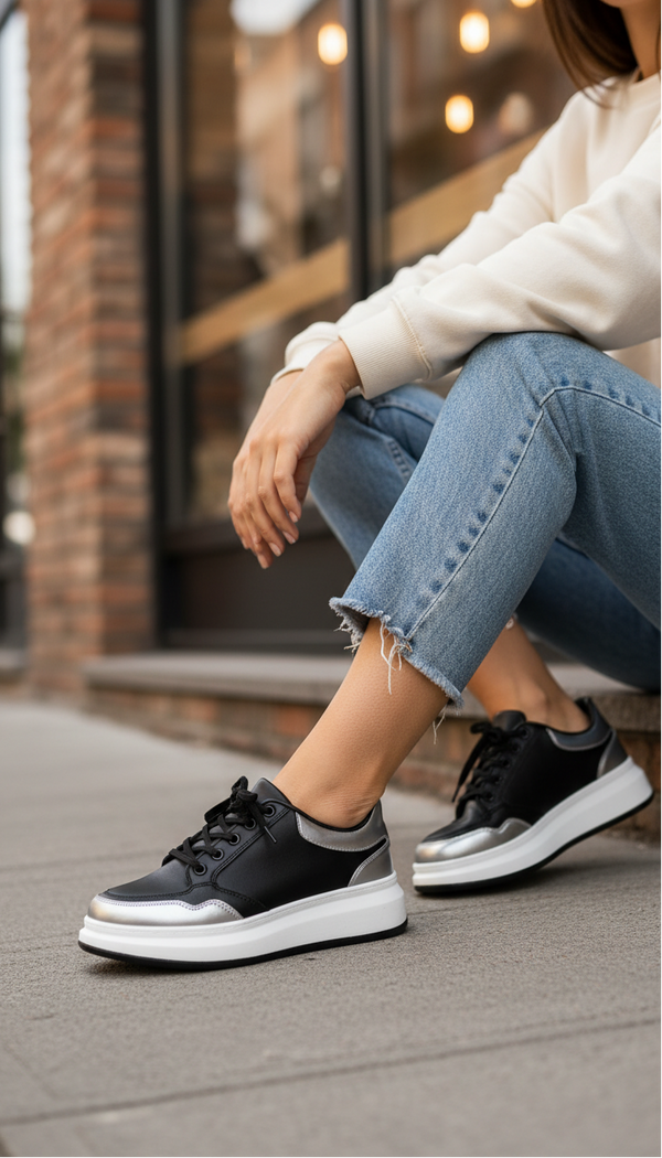 Black Casual Women Sneaker AT7429