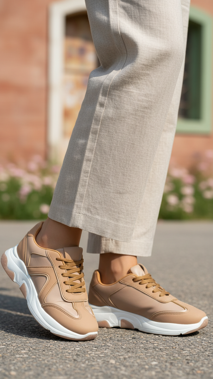 Beige Casual Sneaker AT7438