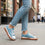 Blue Casual Women Sneaker AT7439