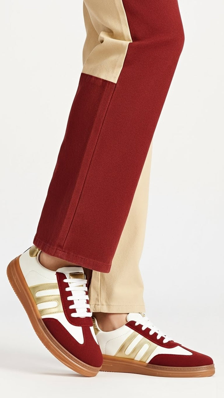 Maroon Casual Sneaker For Women AT7440