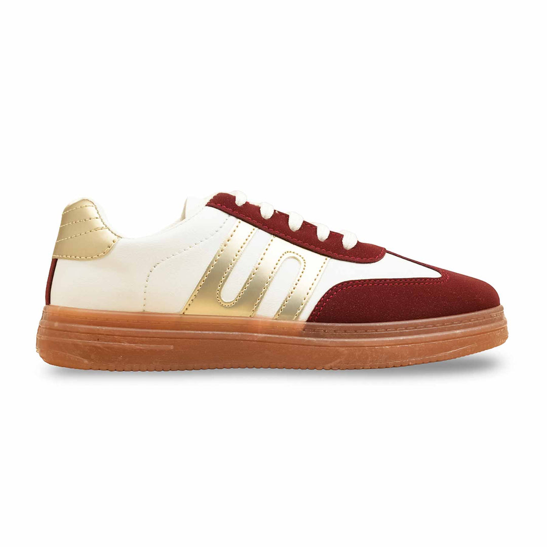 Maroon Casual Sneaker For Women AT7440