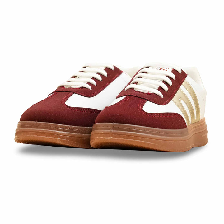 Maroon Casual Sneaker For Women AT7440