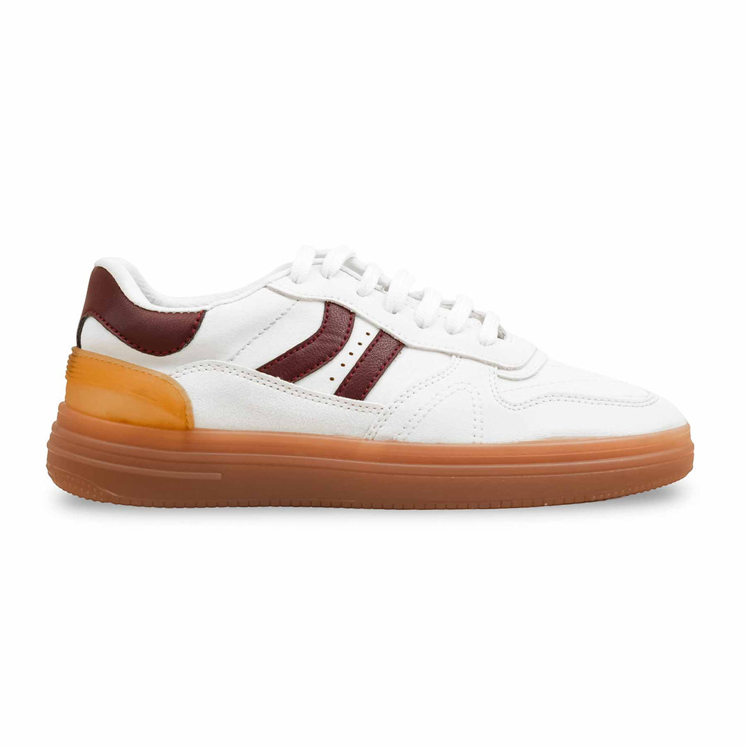 White Casual Sneaker For Women AT7441
