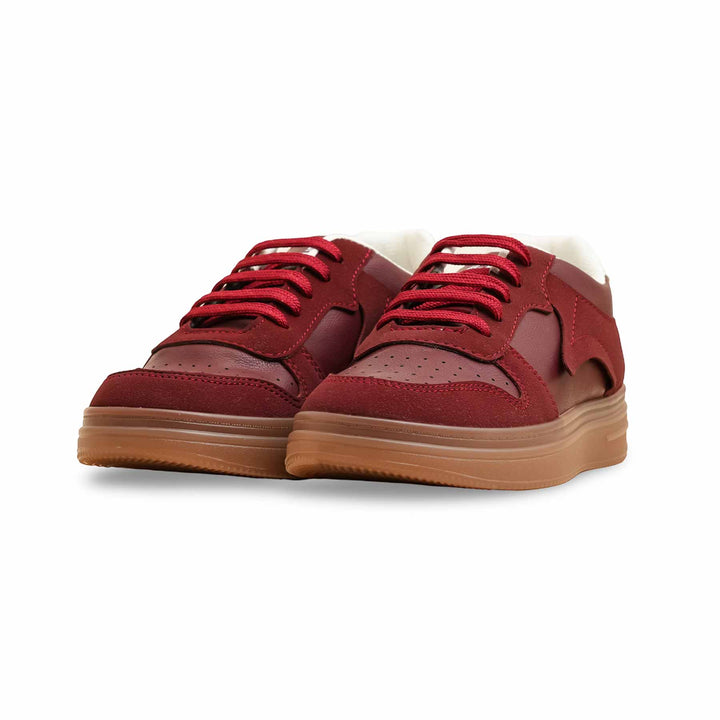Burgundy Casual Sneaker AT7442